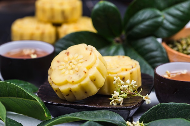 Premium Photo | Traditional gourmet osmanthus cake