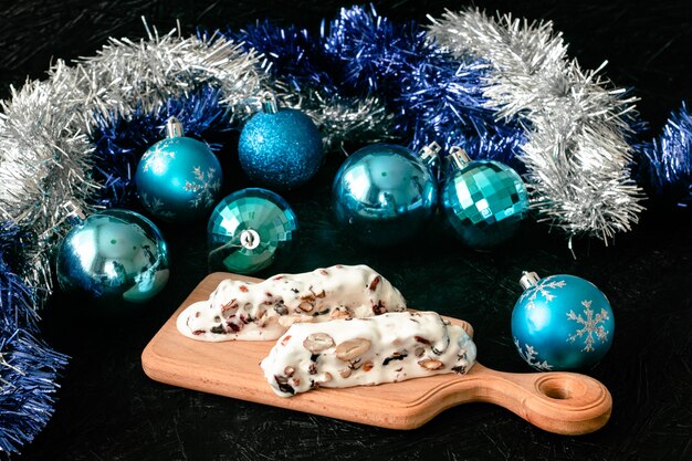 Premium Photo Traditional Spanish Christmas Sweet Nougat Dessert