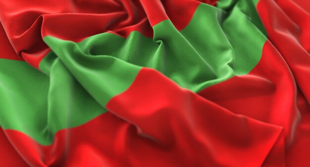 Download Transnistria flag ruffled beautifully waving macro close-up shot | Free Photo