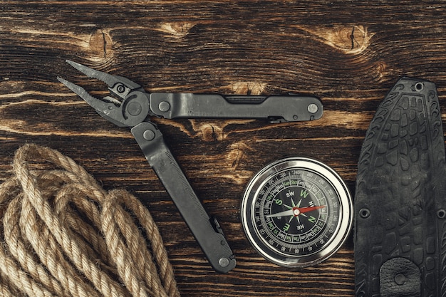 hiking tools and equipment