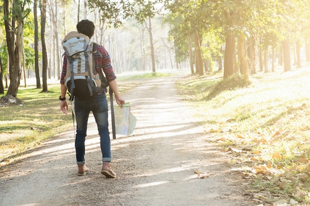 Free Photo - Traveler With Backpack Relaxing OutDoor 1421 124