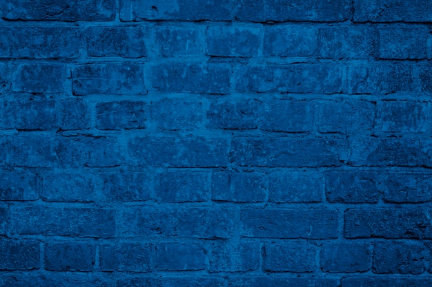 Trendy Blue Brick Wall Texture Photo Premium Download