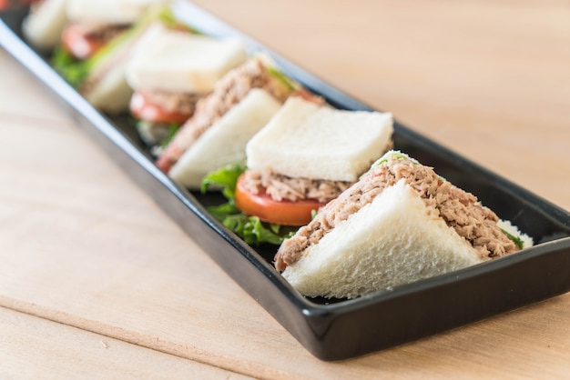 Free Photo | Tuna sandwich on plate