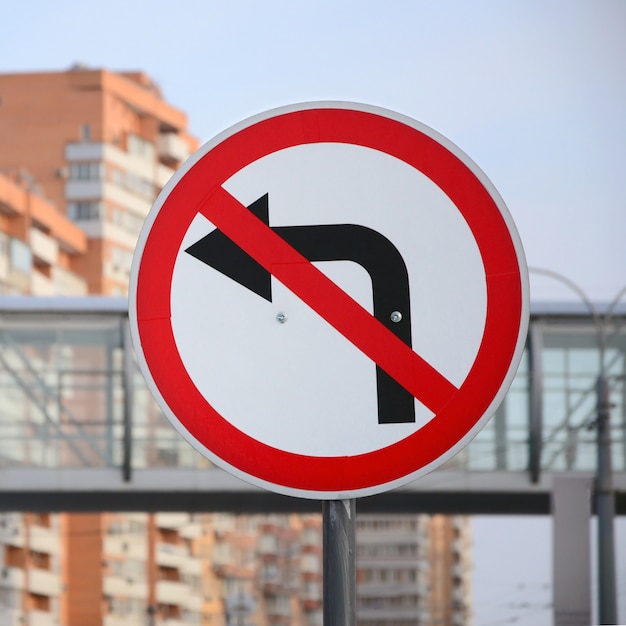 Download Free Turn Left Is Prohibited Traffic Sign With Crossed Out Arrow To Use our free logo maker to create a logo and build your brand. Put your logo on business cards, promotional products, or your website for brand visibility.