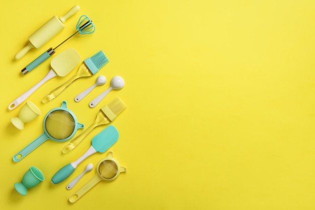 turquoise cooking utensils