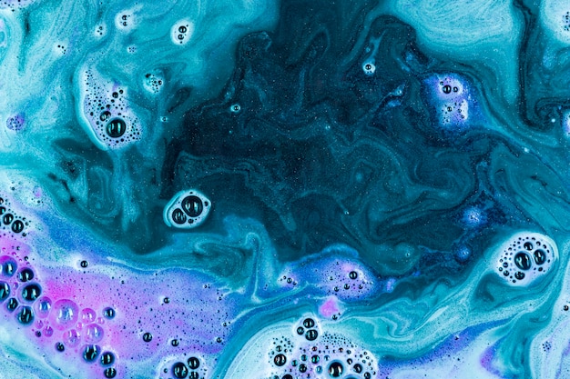 Turquoise pink water Free Photo