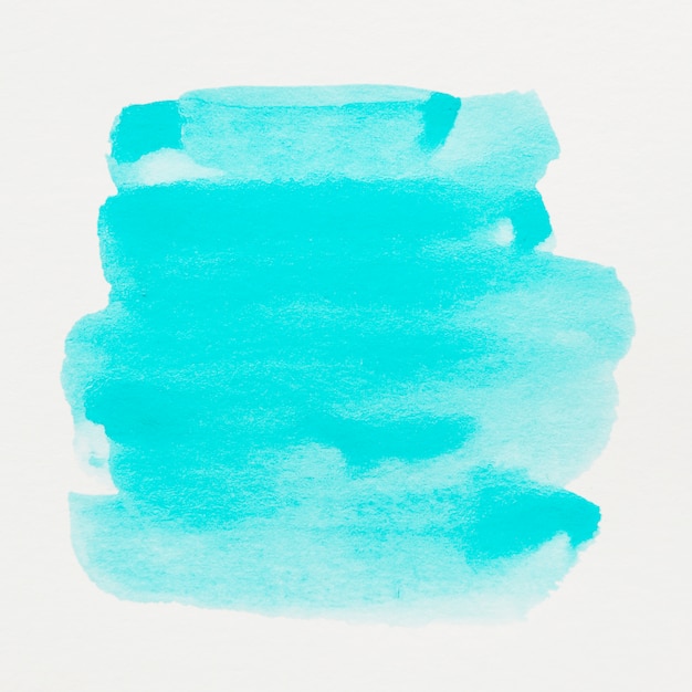 抽象的な背景にターコイズブルーの水彩絵の具 プレミアム写真