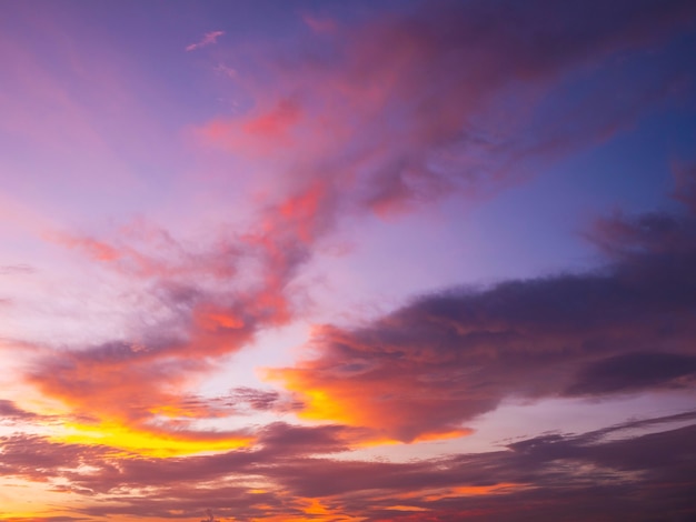 Premium Photo | Twilight sky background with colorful sky in twilight ...
