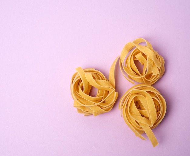 twisted pasta shapes