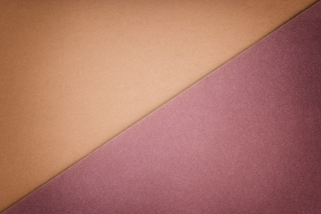 2色の背景ベージュと茶色の色合い プレミアム写真