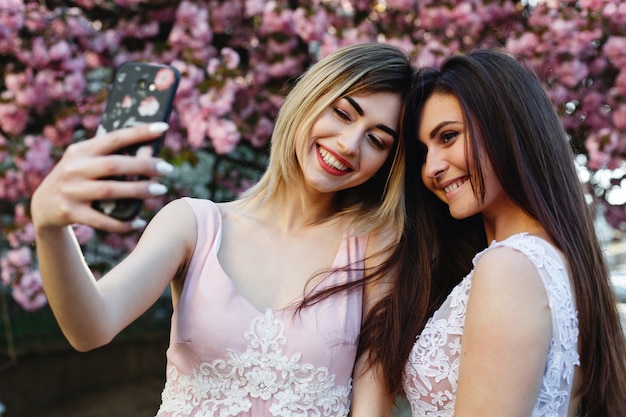 Two Girls Selfie