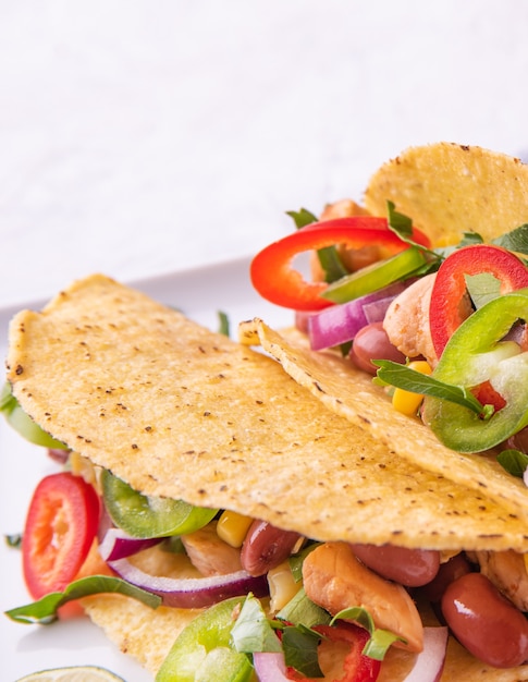 taco serving plate