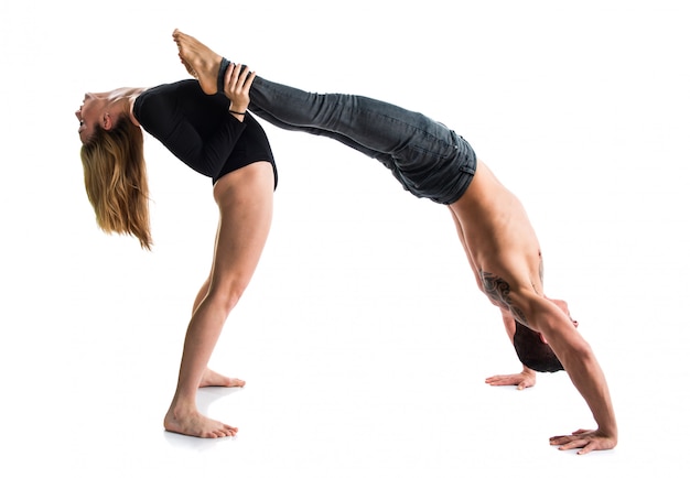 Premium Photo | Two people dancing