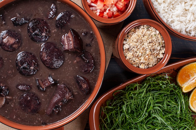 Premium Photo | Typical brazilian dish called feijoada. made with black ...