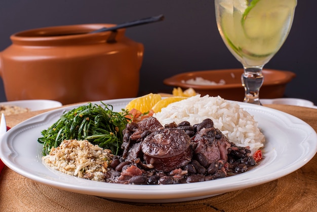 Premium Photo | Typical brazilian dish called feijoada made with black ...