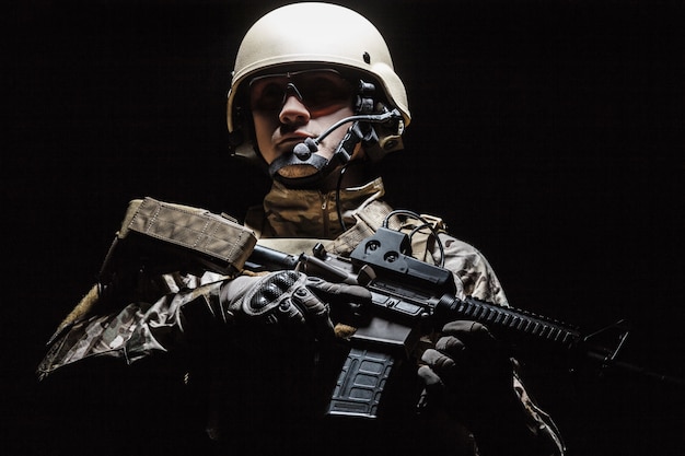 Premium Photo | Us Army Special Forces Group Soldier