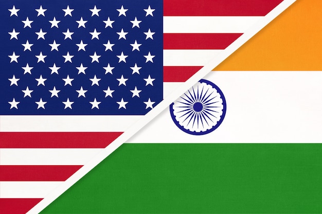 premium-photo-usa-vs-india-national-flag-from-textile-relationship