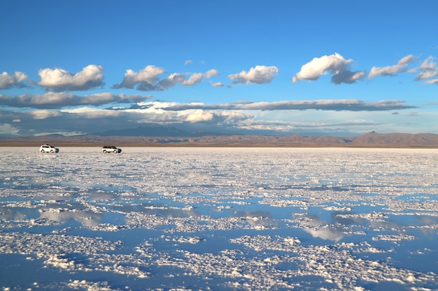 Premium Photo | Uyuni salts flats or salar de uyuni on the end of rainy ...