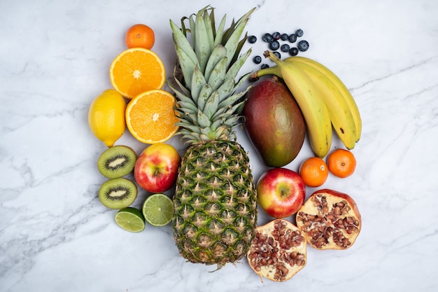 Premium Photo | Variety of fresh fruits