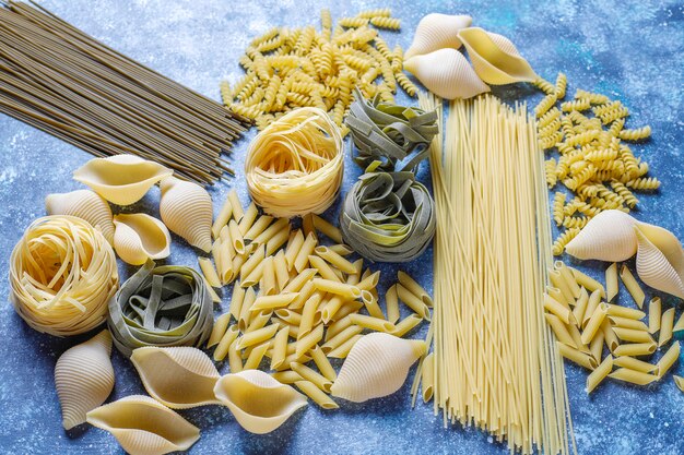 Free Photo Various Types Of Uncooked Pasta free-photo-various-types-of-uncooked-pasta