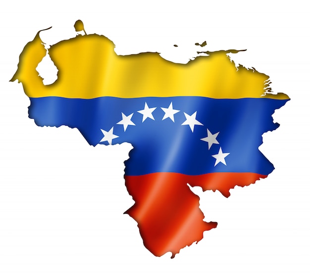 Venezuelan Flag Map 118047 738 