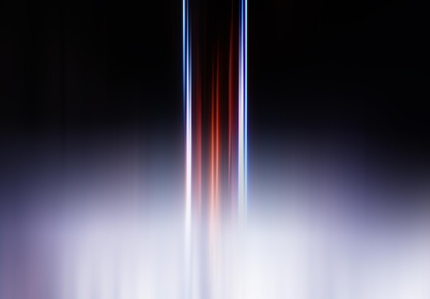 Premium Photo | Vertical red and blue motion blur lines in fog background