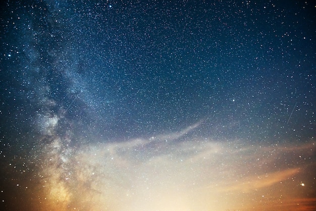 Free Photo Vibrant Night Sky With Stars And Nebula And Galaxy