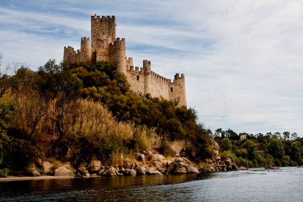 Premium Photo | View of the beautiful almourol castle located on a ...