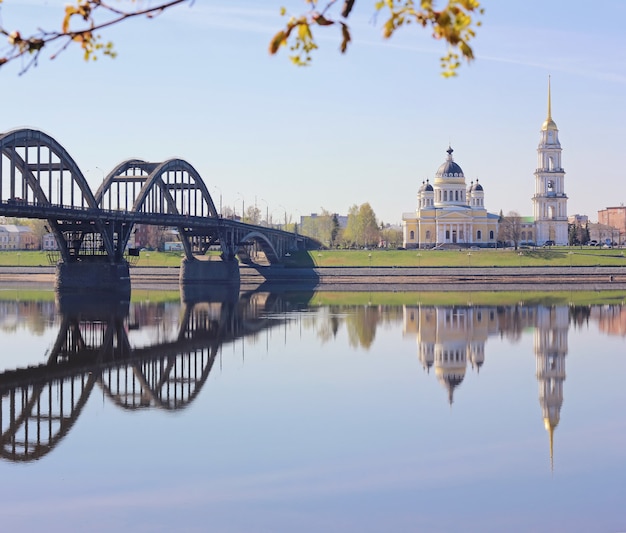 Premium Photo View Of The Bridge And The Cathedral In The City Of