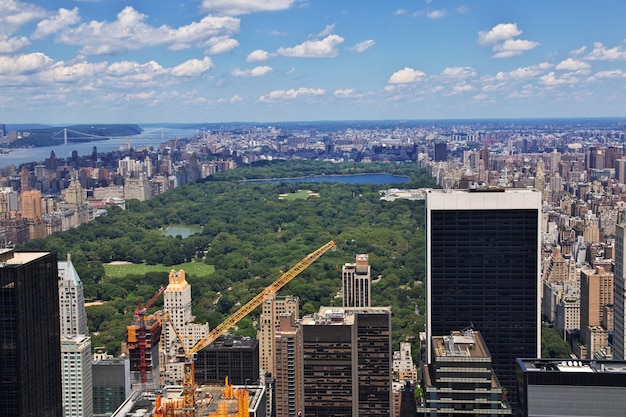 Premium Photo | The view from rockefeller center in new york city ...