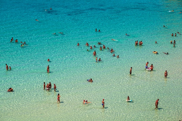 View Of The Most Famous Sea Place Of Lampedusa Spiaggia Dei