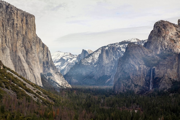 Premium Photo View Of Nature Landscape At Yosemite National Park In