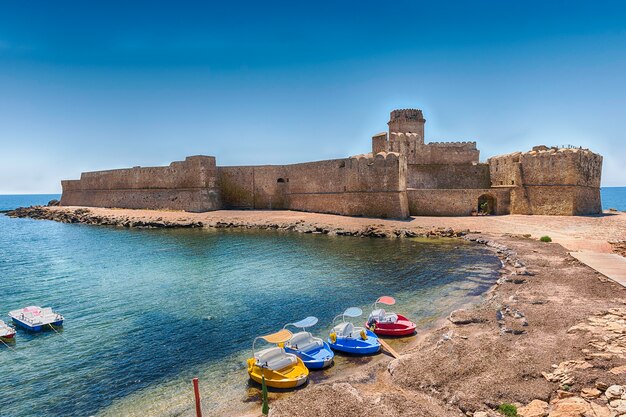 Premium Photo View Of The Scenic Aragonese Castle Aka Le Castella