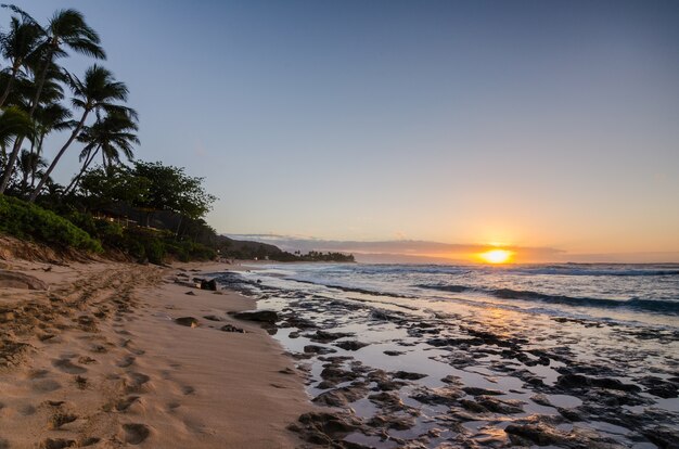 Premium Photo View Of Sunset Beach On The North Shore Of Oahu