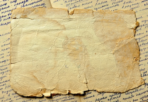 Premium Photo | Vintage background with old paper and letters