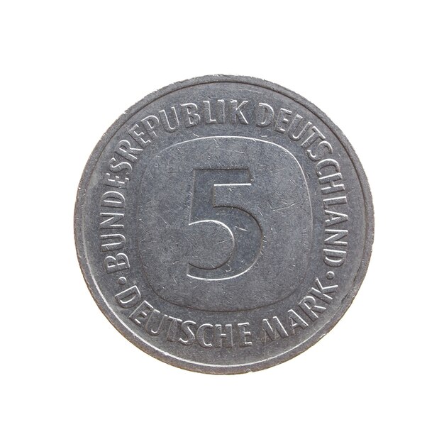 Premium Photo Vintage german coin isolated Premium Photo Vintage german coin isolated