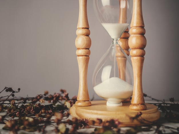 vintage hourglass timer