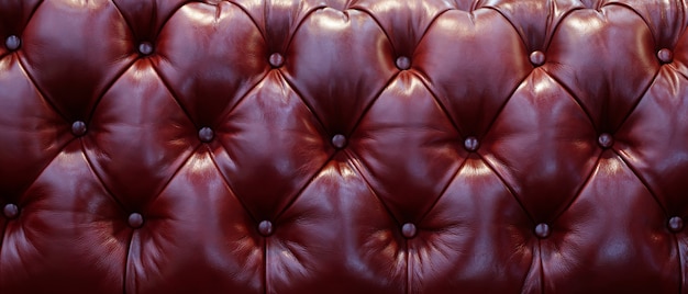 Vintage Leather Sofa On Backrest, Cherry Leather Sofa