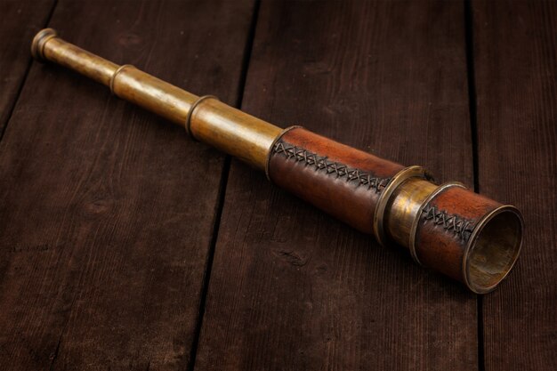 Premium Photo Vintage spyglass Premium Photo Vintage spyglass