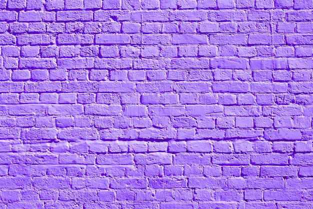 Violet brick wall. loft interior design. violet paint of facade ...