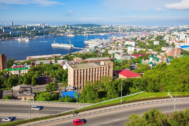 Premium Photo | Vladivostok City Aerial Panoramic View, Primorsky Krai ...