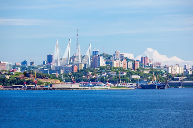 Premium Photo | Vladivostok City Aerial Panoramic View, Primorsky Krai ...