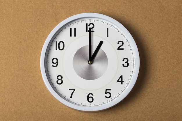 Premium Photo Wall Clock Showing One O Clock