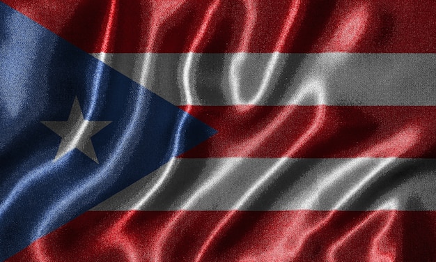 Wallpaper By Puerto Rico Flag And Waving Flag By Fabric
