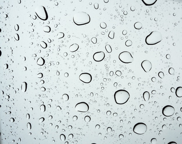 Premium Photo Water Droplet On Glass Background