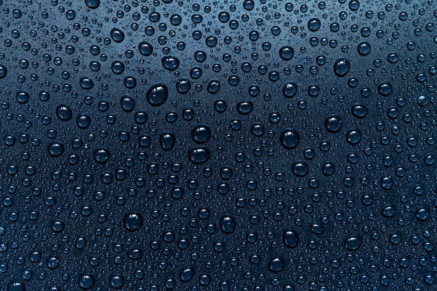 Water drops on black background | Premium Photo