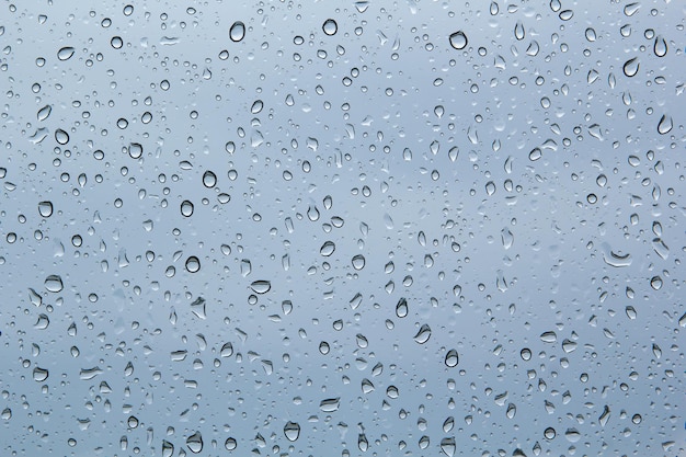 Premium Photo | Water drops on car glassrain drops on clear window