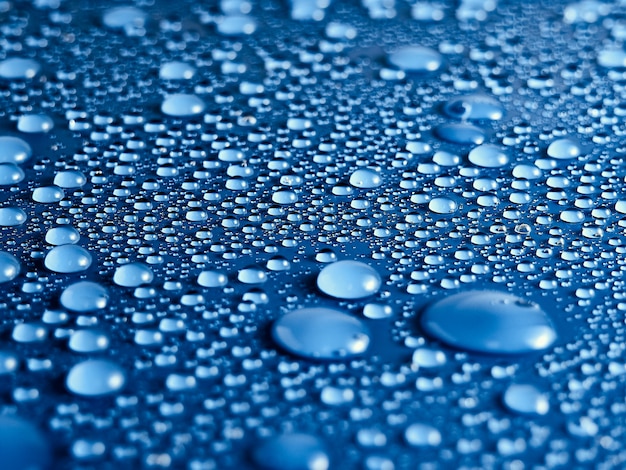 Premium Photo | Water drops wall.