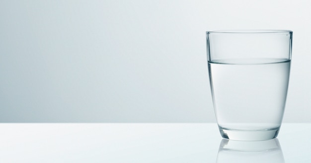 Premium Photo | Water glass isolated on with background