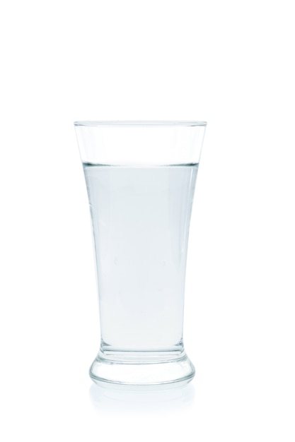 Premium Photo | Water in a glass on white